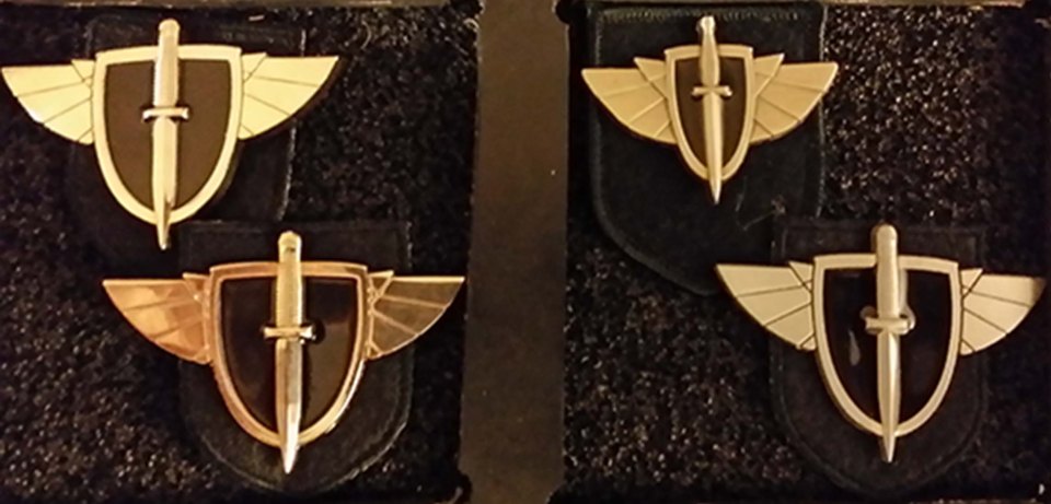 JATC hat badge variants 1 to 4 obverse from CB Books